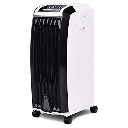 Toolsempire Air Conditioner Cooler with Fan & Humidifier Anion Portable Evaporative Quiet Electric Fan with Remote Control and Ice Crystal Box (28" H)