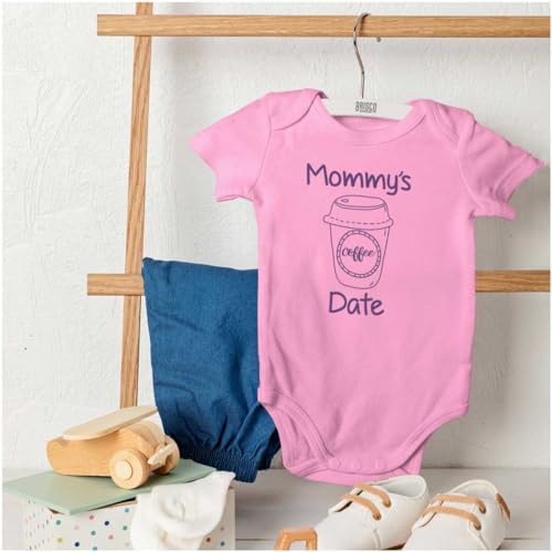 Brisco Brands Mommy's Coffee Date Cute Adorable Baby Romper Boys or Girls4