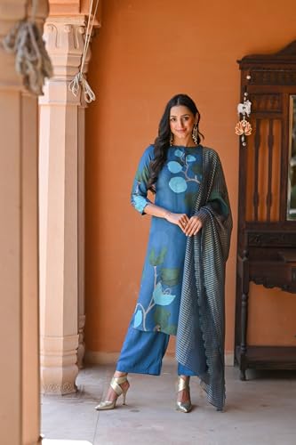 Image of Kalaanj Women Women Rayon Blend Kurta Set