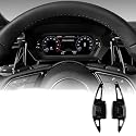 KUNGKIC ABS Lenkrad Paddle Shift DSG Erweiterungen Für Audi A3 A4L A5 A8 S4 S6 S7 S8 Q6 A6L A7 Innenraum Dekoration Zubehör 2 STÜCK (Schwarz) KUNGKIC ABS Lenkrad Paddle Shift DSG Erweiterungen Für Audi A3 A4L A5 A8 S4 S6 S7 S8 Q6 A6L A7 Innenraum Dekoration Zubehör 2 STÜCK (Schwarz)