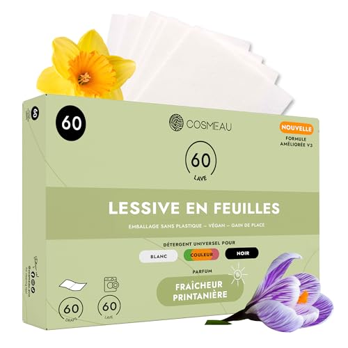 Cosmeau Lessive en Feuilles - Fraîcheur...