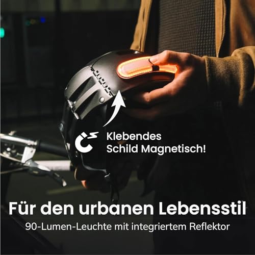 OxiTurn-Licht für Fahrrad, Roller oder Helm mit 5 Rotmodi, Blinklicht und Einer OxiMote-Fernbedienung. Bremslichtfunktion durch den OxiBrake-Griff (Beleuchtung + Fernbedienung)