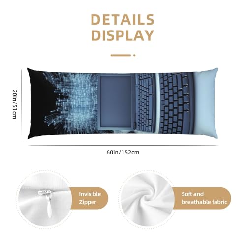 Housse de coussin longue de qualité supérieure avec zip invisible moderne - 3