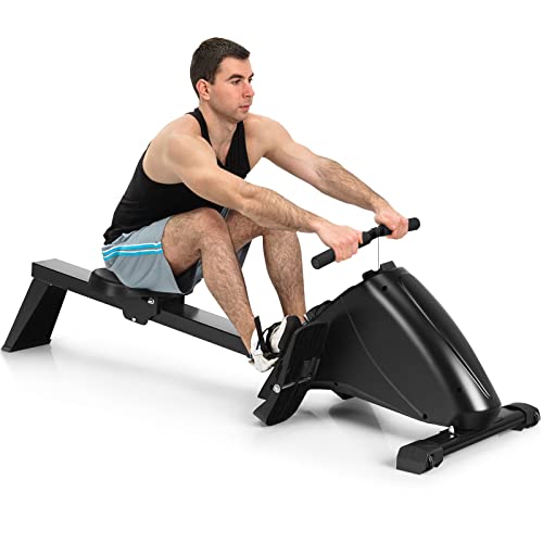 Goplus Magnetic Foldable Rowing Machine