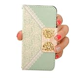 BeesClover Fashion Fresh Cute Flip Wallet Leather Case Cover for iPhone 5S 5 5th