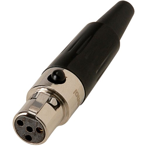 Amphenol AG4F 4-Pin Mini XLR Female Cable Connector