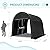 MELLCOM Carport 10 x15 FT Heavy Duty, Portable Garage with All-Steel Metal Frame and Round Style Roof, Anti-Snow Car Canopy Outdoor Storage Shelter for Car, Truck, Boat