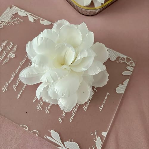 TeaSu Floating Flowers for Floating Candle Centerpieces, 12pcs Faux Flower Head for Wedding Centerpieces - Image 8