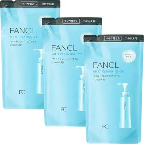 ファンケル (FANCL) マイルド クレンジング オイル (詰め替え用) 3袋 クレンジングオイル 無添加 (メイク落とし/毛穴ケア) まつエクOKのサムネイル
