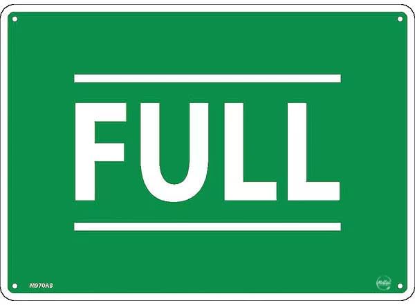 Green Full Sign, Mfr: M970AB-A