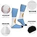 Meaudiwes Fashion Dress Decor Socks, Soft Travel Knee High Stockings, Sport Baseball Compression Socks For Women Men Argentina Flag