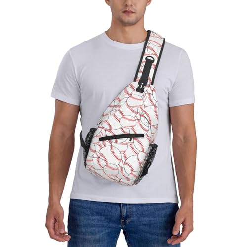 Image of Sling Backpack For Men Hiking Daypack Crossbody Shoulder Bag Travel Chest Pack | Hiking
