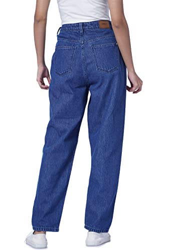 Image of ONLY Women's Mid Rise Relaxed-Fit Mom Jeans | Boyfriend Jeans for Women