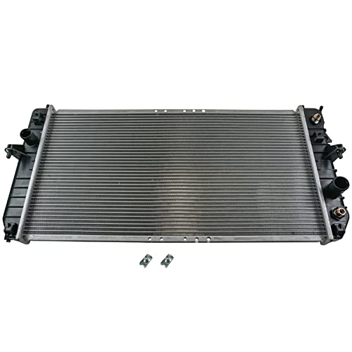 TRQ Radiator Assembly Aluminum Core Cross Flow Plastic Tank