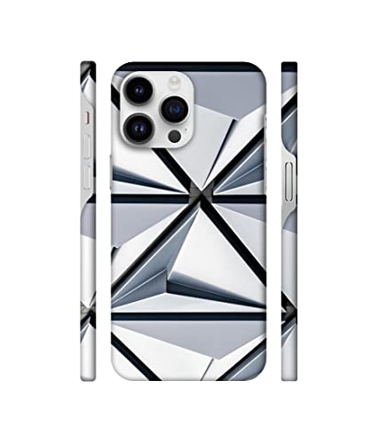 Image of Amazon Brand- Solimo Designer Hexagon Texture 3D Printed Hard Mobile Back Case Cover Compatible for Apple iPhone 14 Pro Max
