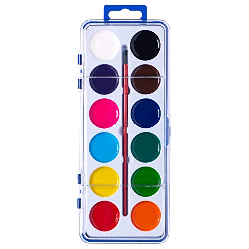 Neliblu WP1212 Watercolor Paint Set For Kids - Bulk Set Of 12 - Washable Paint In 12 Vivid Colors - Perfect For Home, Classroom And Birthday Or Art Party- thumb #8