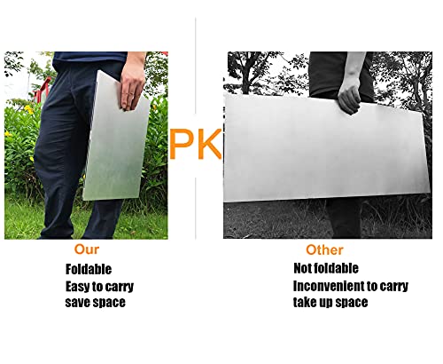 Patio Heater Reflector Shield Heat Focusing Reflector Outdoor Heaters for Patio Propane Heater Propane Heaters Indoor Heat Lamp Heat Shield