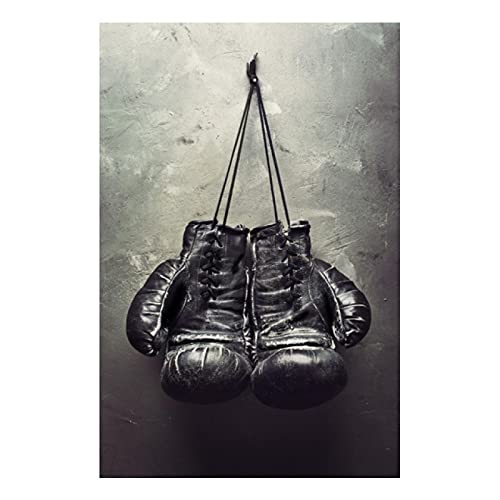 Carteles de guantes de boxeo e impresión en lienzo para imágenes de salón 5
