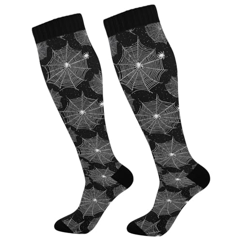 Image of SHJI Compression Socks for Women Sock Men Knee High Stockings for Running Athletic Hiking Cycling