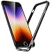 Produktbild ESR Bumper Hülle kompatibel mit iPhone SE 2022, iPhone SE 2020, iPhone 8 und iPhone 7, Metallrahmen Schutz mit weichem inneren Bumper, Keine Signalstörungen, Erhöhter Kantenschutz, Schwarz