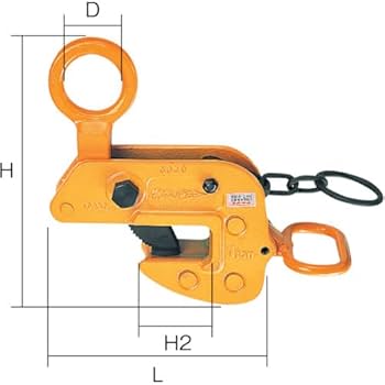 スーパーツール 横吊りクランプ HLCー2H ロックハンドル機構付 2ton Amazon | スーパーツール(SUPERTOOL) 横吊クランプ(ロック