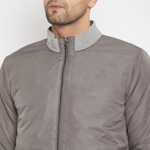 Image of Duke Stardust Men Full Sleeve Jacket (SDZ4075 Stone Green XL)