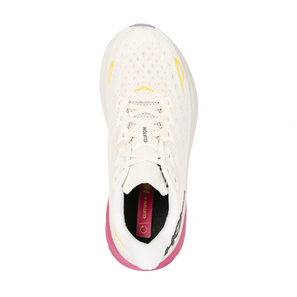 Hoka One One Clifton 9 Womens Eggnog Blanc De Blanc 6.5 UK