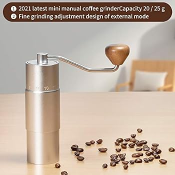 Ossat hand coffee grinder external 