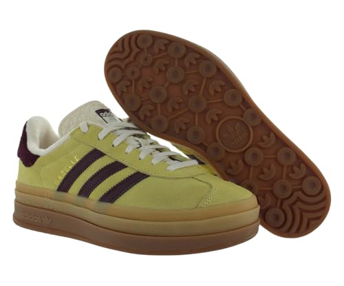 adidas Gazelle Bold Womens Shoes Size 10, Color: Yellow/Burgundy-Yellow4