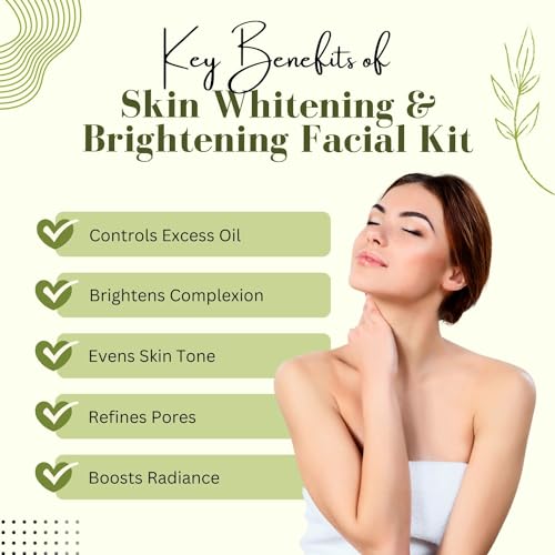 Image of Aroma Treasures Skin Whitening And Brightening Facial Kit For Oily Skin