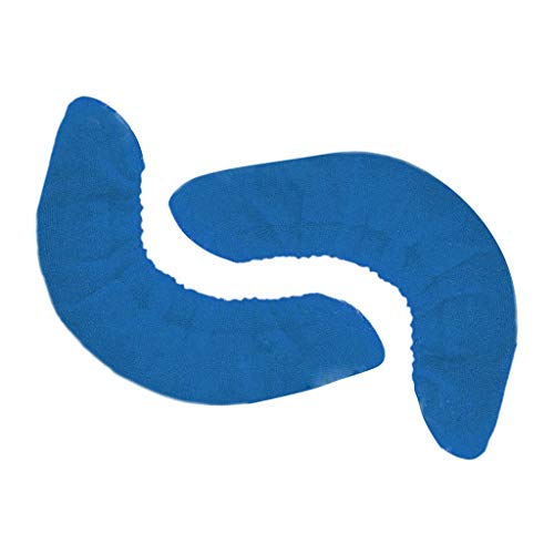 YIJU Toalhas Patins de Jaqueta de Lâmina Hóquei Skate Guardas Soaker Covers Guard, Azul L