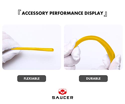 Image of SAUCER Replacement Rubber Earsocks Temple Sleeve Rubber Kit for Oakley Radar EV Advancer | Path(AF) | Pitch | Sunglass
