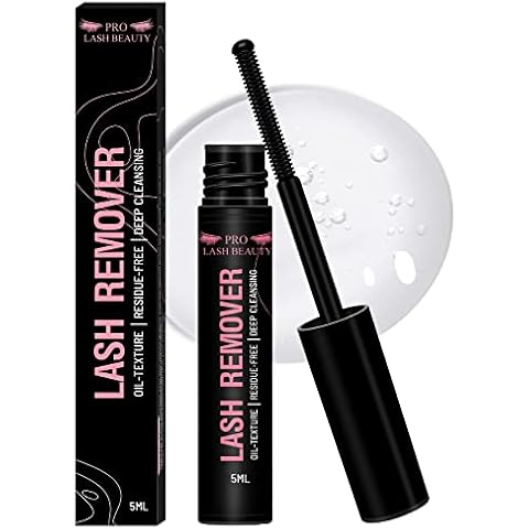 Cluster Lash Glue Remover 5 ML Lash Remover DIY Eyelash Extension Remover Eye Makeup Cleanser, Easy Removal of Cluster Eyelashes Gentle Soothing Nourishing Self-Use Oil Texture 5ML Cover