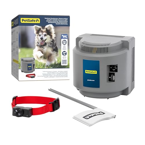 PetSafe - Système Anti-Fugue sans Fil et Portatif avec Collier Imperméable à 5 Niveaux de Stimulation sans Danger. Rayon de Sécurité de 27.5m Max,...