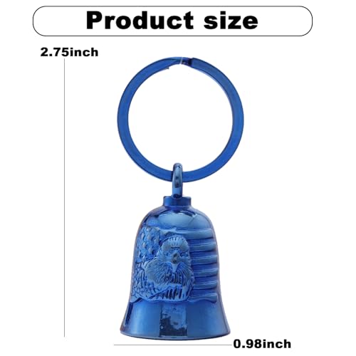 Image of Motorcycle for Bells - Motorcycle Angel Bell for Men Women,Bell Biker Accessory,Guard Riding Safety (Black)