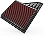 K&N Engine Air Filter: Increase Power & Acceleration, Washable, Premium, Replacement Car Air Filter: Compatible with 2010-2014 Ford Mustang, Mustang GT, Mustang Boss 302, 33-2431