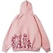 YEOU Men's Fashion Pullover Hoodie Sweatshirt Fleece Y2K Harajuku Hip Hop Streetwear Casual Sweatshirt Hooded (US, Alpha, Medium, Regular, Regular, Tyz-01)