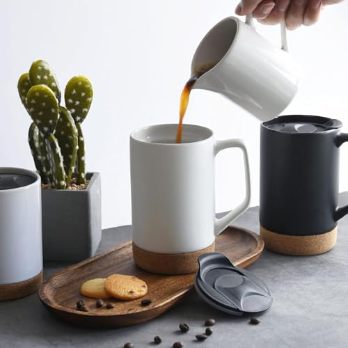 Set de 2 Mugs Cerámicos 17 oz Negro Mate miniatura 7