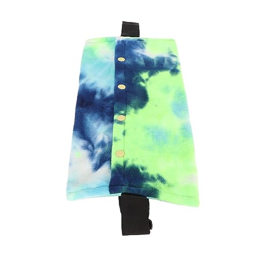 Lizard Sling Carrier, Coral Fleece Reptile Sling Carrier Spacious Opening Strap for Travel (Turquoise)