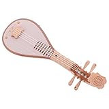 OFFSCH Pipa Tradicional China para , Juguete Musical de Cuerda Ligero en Color Claro, Instrumento para Presentaciones, Educación y Accesorios Fotográficos, Laúd Chino Educativo