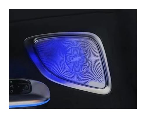 Whole Ambient Light Compatible with Benz C Class W206 2022 Screen Control Partition Two-Color(Speaker Cover)