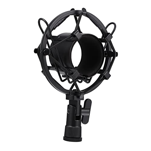 LALADEFIEE 1個 マイクショックマウント マイク用耐衝撃マウント USBマイク condenser microphone mic stand 耐衝撃マウントマイクホルダー マイク収納ラック