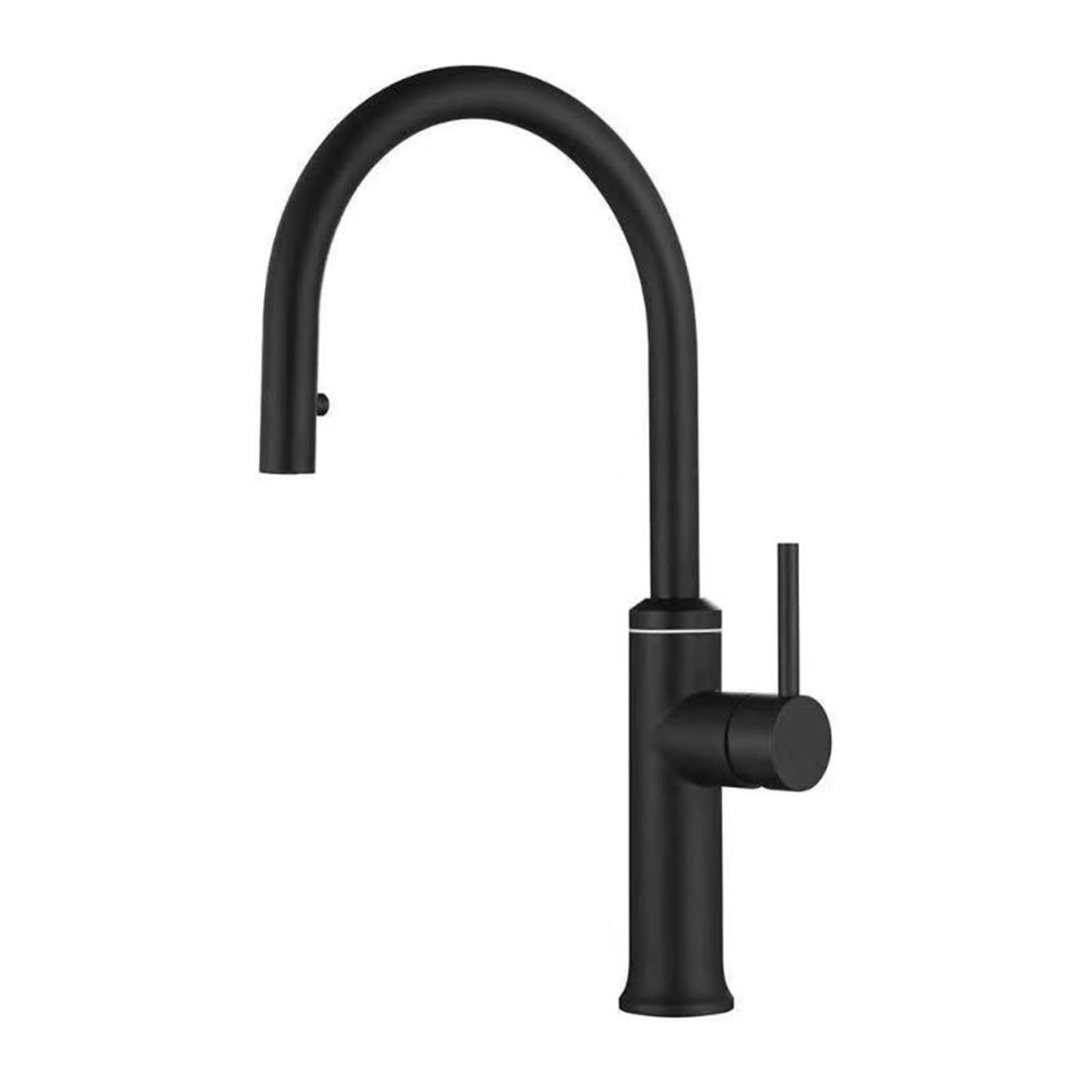 Robinets d'évier de cuisine extractibles en inox avec mitigeur pivotant 360° eau chaude froide