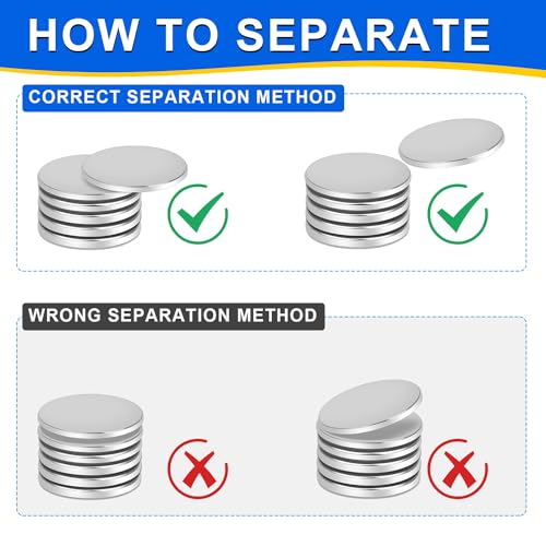 20 Pack Small Magnets, 15x3mm Refrigerator Magnets Rare Earth Magnet Neodymium Magnet for Crafts, Whiteboard, Kitchen Cabinet