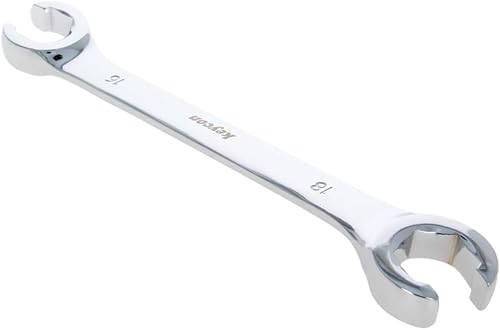 Miniatura 3 de Utoolmart Llave de tuerca acampanada, 0.630 in x 0.709 in métrica doble extremo abierto, 2 unidades