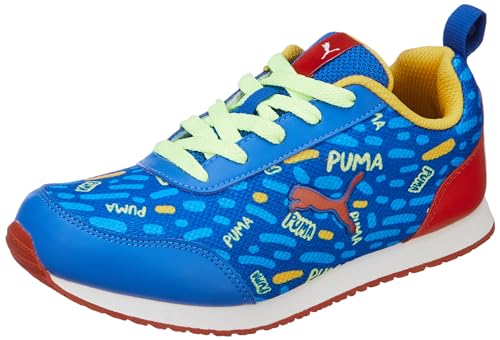 Puma Unisex-Adult Sunny Jr V1 Victoria Blue-Spectra Yellow-Fizzy Apple Sneaker - 5 UK (38881902) (B0CPF1K7B8) Amazon Price History, Amazon Price Tracker