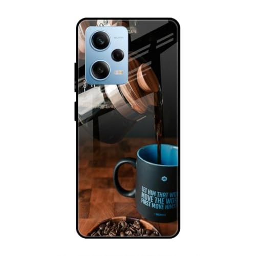 Image of SmashItUp Coffee | Tea Cup Designer Printed TPU Metal Case Mobile Back Cover for Redmi Note 12 Pro 5G
