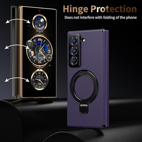 Coque Samsung Galaxy W25 protection charnière étui fin antichoc violet - 5