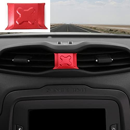 Nicebee Red Air Vent Trim Cover Interior Accessories Parts ABS For Jeep Renegade 2015 2016