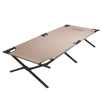 Coleman 折りたたみコット 緑/ベージュ 約190cm Coleman 折りたたみコット 緑/ベージュ 約190cm トレイルヘッドコット